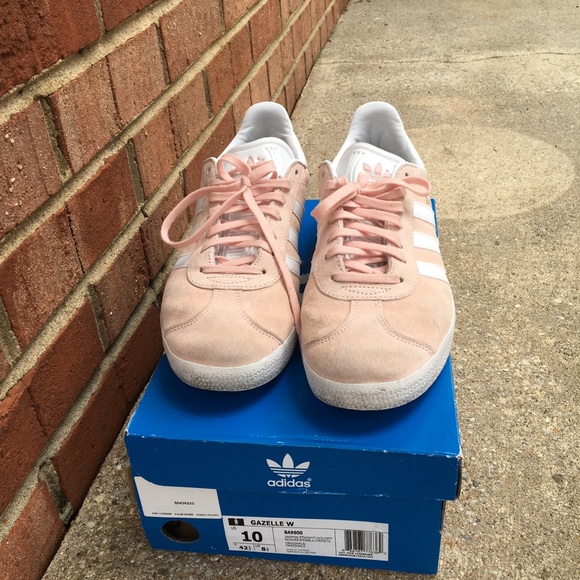 Adidas Gazelle Women Blush Pink Sneakers- Size 10 - Picture 3 of 7